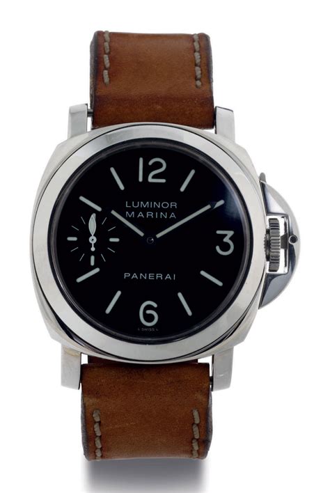 PANERAI. AN OVERSIZED STAINLESS STEEL CUSHION .